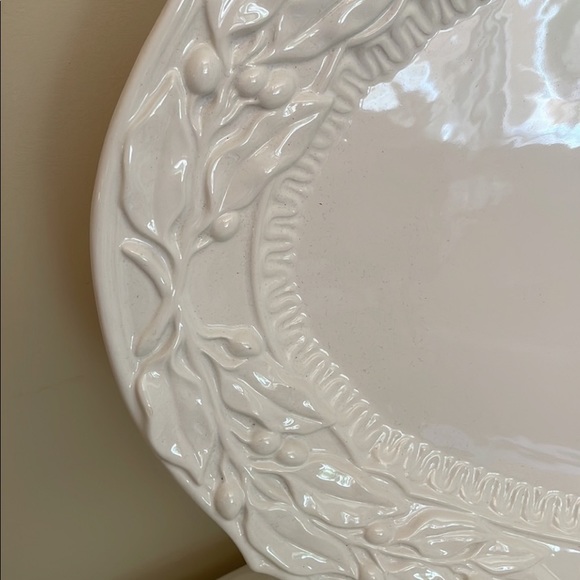 New Fitz and Floyd in original box Chateau Blanc large platter in white - Picture 4 of 13